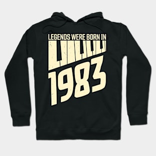 1983 Birthday Vintage Piano Pianist Hoodie